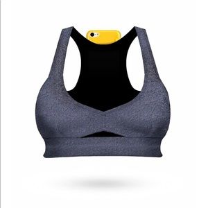 NWT Acai Berry Fashion Mescla Sports Bra Top